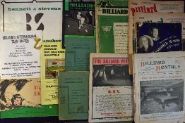 Selection of Early ‘The Billiard Player’ Journals & Publications to include 1925 (loose covers),