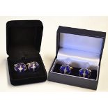 2000 Solheim Cup Golf Tournament Cufflinks (2): Played at Loch Lomond GC. Europe vs USA won by