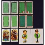 Foursome Cigarettes ‘Billiards’ by Willie Smith - First Set of 10 and Second Set of 15 depicts