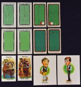 Foursome Cigarettes ‘Billiards’ by Willie Smith - First Set of 10 and Second Set of 15 depicts