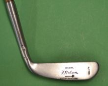 Tom Stewart for Fred Robson Hesketh styled goose neck metal blade putter with the later Tom