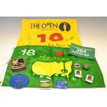 Selection of Open, Masters, Ryder Cup Golf Championship and other golf related items: 2012 Open
