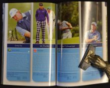 2012 Official Open Golf Championship signed programme: played at Royal Lytham and St Anne’s signed