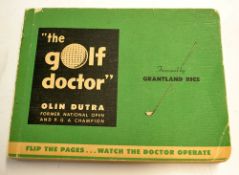 The Golf Doctor Flicker Book: by Olin Dutra former U.S Open and PGA Champion c/w foreword by
