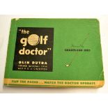 The Golf Doctor Flicker Book: by Olin Dutra former U.S Open and PGA Champion c/w foreword by