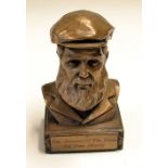 Old Tom Morris Bronze resin bust – with engraved plaque “The Keepers of The Green – Old Tom