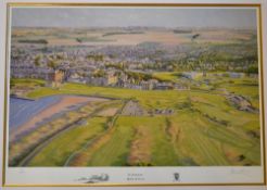 Willington, Bernard – signed after “ST. ANDREWS – Home of Golf” ltd ed no. 15/1250 signed by the