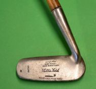Rare Tom Stewart backward blade putter c. 1920’s - the head is stamped Willie Kidd and a square