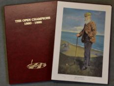 Hugh Taylor signed 12x ‘The Open Champions 1860-1886’– signed by the artist ltd ed 539/850 issued by