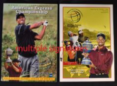 2004 and 2006 World Golf Championships multi-signed programmes (2): signed by Nick Faldo, Fred