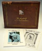 Joy, David signed “The Scrap Book of Old Tom Morris” 1st ed 2001 in the original gilt decorative