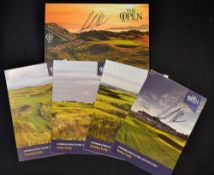 2016 Official Open Golf Championship signed programme and draw sheet: played at Royal Troon signed