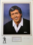 Waugh, Bill signed colour golf print: Severiano Ballesteros Open Champion 1979, 1984, 1988 -