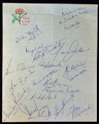 c.1970s West Indies Cricket Signed Album Page to include 18 signatures including Roberts,