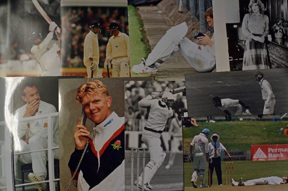 Assorted Lancashire Cricket Press Photographs from 1960s onwards depicts various scenes, some action - Image 2 of 2