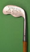 A. Tooley & Son Patent “Suitall” putter – with a very curved sole and wavy top line to the deep