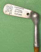 Extremely rare `The Puffin` patent straight blade putter with bulbous hosel/ heel joint, stamped T E