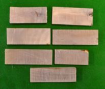 7x Ramshorn assorted pieces – for golf club sole inserts