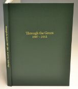 British Golf Collectors Society – “Through The Green 1987-2012 A Jubilee Anthology” scarce