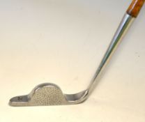 Fine Wm. Gibson Kinghorn “Jonko” Putter c. 1920 - rustless steel blade with thin sole and central
