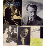Autographs – A Selection of Various Autographs to include Margaret Thatcher signed to rear of
