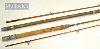 2x interesting split cane spinning rods – Arjon Made In Sweden for Lee Redditch 7ft 2pc “light”