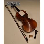 Musical Instrument - Michael Pötshcer Violin with internal label reads ‘musikalischer Instrumenten