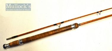 Hardy brook spinning rod – “The 6lb Hardy Wanless” 7ft 2pc palakona – ser. no. E98577, some wear