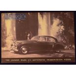 1952-54 The Jaguar Mark VII Sales Brochure Jaguars First Automatic car, single sheet, illustrated in