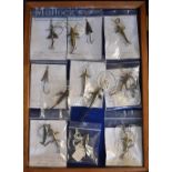 Lures – Collection of South West Country Tackle Makers Lures from 1890’s – 1900’s (13) – 2x
