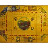 Science in Sport or the Pleasures of Astronomy Game Octagonal game-board with 35 numbered
