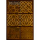 Architectural - 14x Minton & Co Patent Stoke on Trent Floor Tiles marked ‘Patent’ to the reverse,