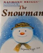 Autograph - Raymond Briggs b.1934 Signed Print depicts ‘The Snowman’ with Briggs signature dated