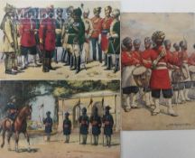 India & Punjab – 45th Rattary’s Sikhs Postcard An original vintage postcard of Sikhs Officers of the