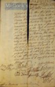 1693 Navy Board - Signed Official Communication issued to their Majesties Yard regarding Tannery