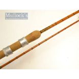 Modern Arms Co Lea II Elasticane spinning brook rod – 6ft 10in 2pc split cane with red agate tip