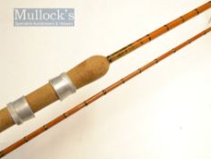 Modern Arms Co Lea II Elasticane spinning brook rod – 6ft 10in 2pc split cane with red agate tip