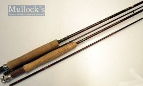 Abu and Daiwa carbon fly rods: Abu “Gold Max” 9’6” 2pc -line #6-7 - with Fuji style rings in MOB: