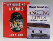 Fishing Book signed - Sanderson, Bruce signed - “Press and Journal Angling Lines-Fishing in