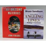 Fishing Book signed - Sanderson, Bruce signed - “Press and Journal Angling Lines-Fishing in