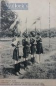 India & Punjab – Sikh Officers at Hampton Court Postcard original vintage postcard Sikh troops,