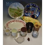 Selection of Collectable Ceramics including Bren Leigh Beech Patt. Bowl, Meakin ‘Vine’ Patt.