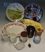 Selection of Collectable Ceramics including Bren Leigh Beech Patt. Bowl, Meakin ‘Vine’ Patt.