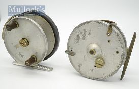 Rare Hardy Bros Longstone Prototype 4” alloy reel fitted with an experimental check button and a