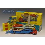 Corgi Toys Gift Set Diecast Models No1B Car Transporter with 4x Cars consisting of Big Bedford