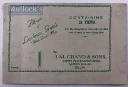 India & Punjab – Lucknow Album & Guide A rare vintage guide to Lucknow, titled Album of Lucknow