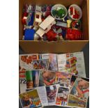 Assorted selection of 1960s/70s Lego Pieces largely blocks, fencing, fauna, few wheels, some