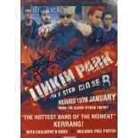 Autographs – Music - Linkin Park Signed Magazine Page for the One Step Closer album. Signed by 6