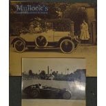 Motoring Original Photograph - depicts Vintage Car and Occupants laid to card measures 30x25cm and a