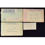 Autographs - Great Collection of British Archbishops Autographs: To include The Archbishop of